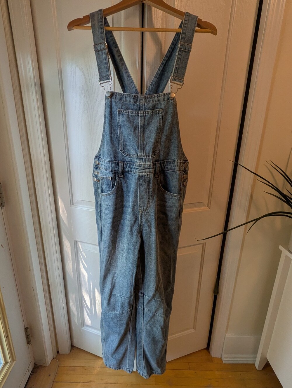 Tall Classic Light Wash Denim Overalls